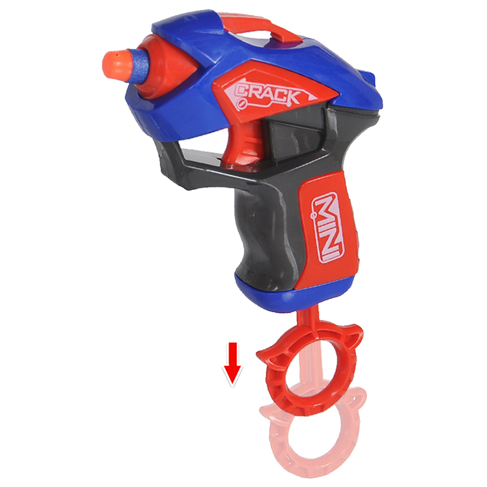 Little Story - Kids Mini Bullet Gun with 10 Bullets - Pack Of 2 - Blue