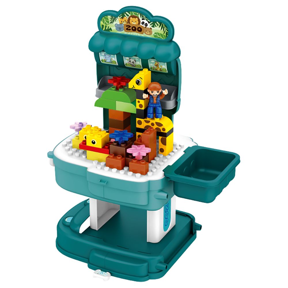 Little Story - Zoological Park with Block Toy Set School Bag 200pcs
