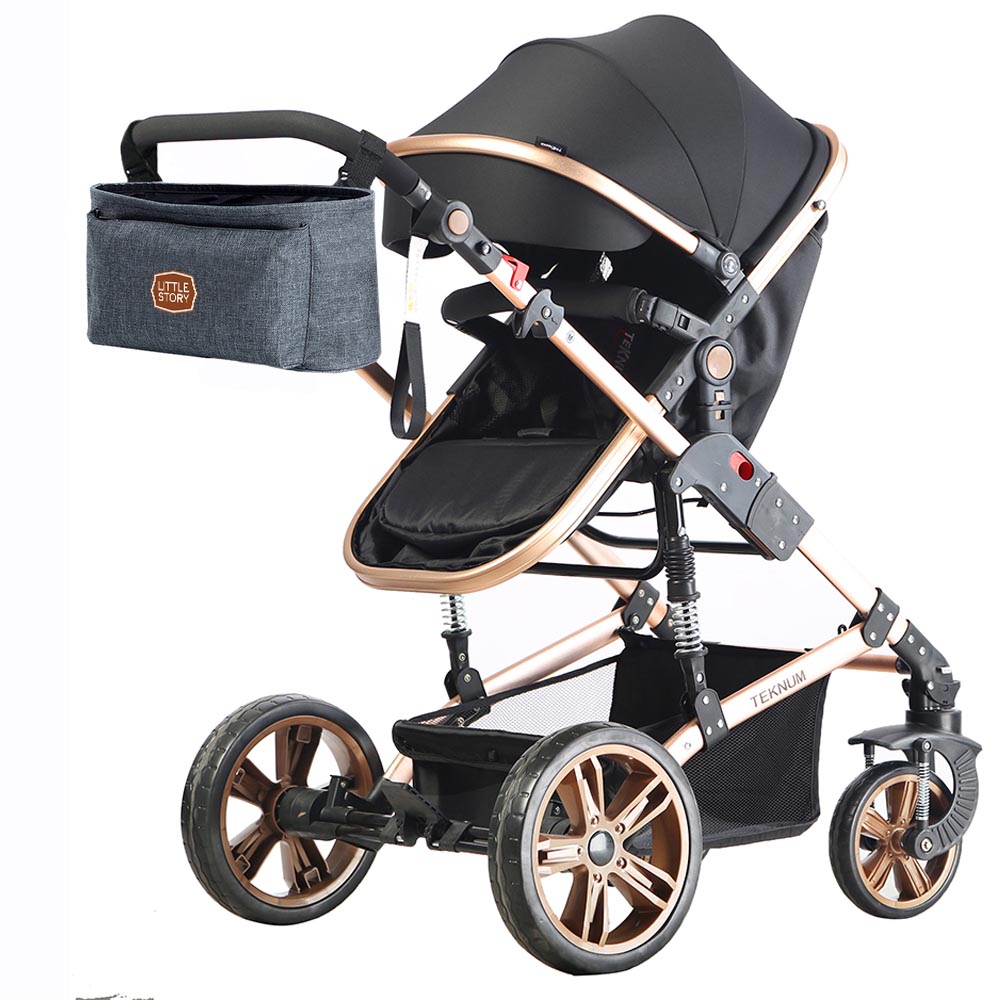 Little Story - Bronx Stroller Organizer - Grey