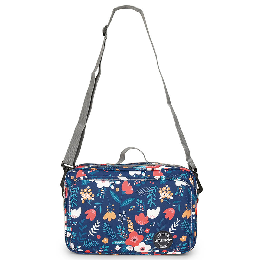 Little Story - Baby Diaper Changing Clutch Kit - Floret Blue