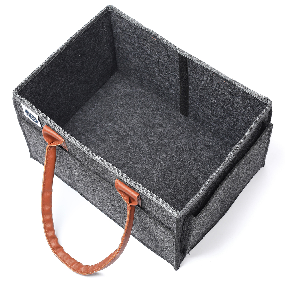 Little Story - Diaper Caddy + Travel Pouch M - Dark Grey