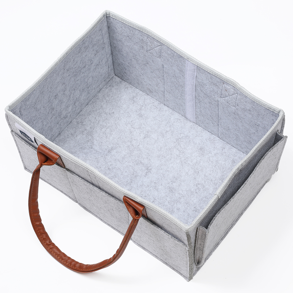 Little Story - Diaper Caddy + Travel Pouch Medium - Grey