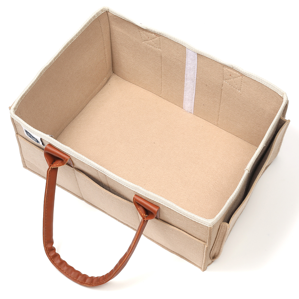 Little Story - Diaper Caddy + Travel Pouch Medium - Ivory