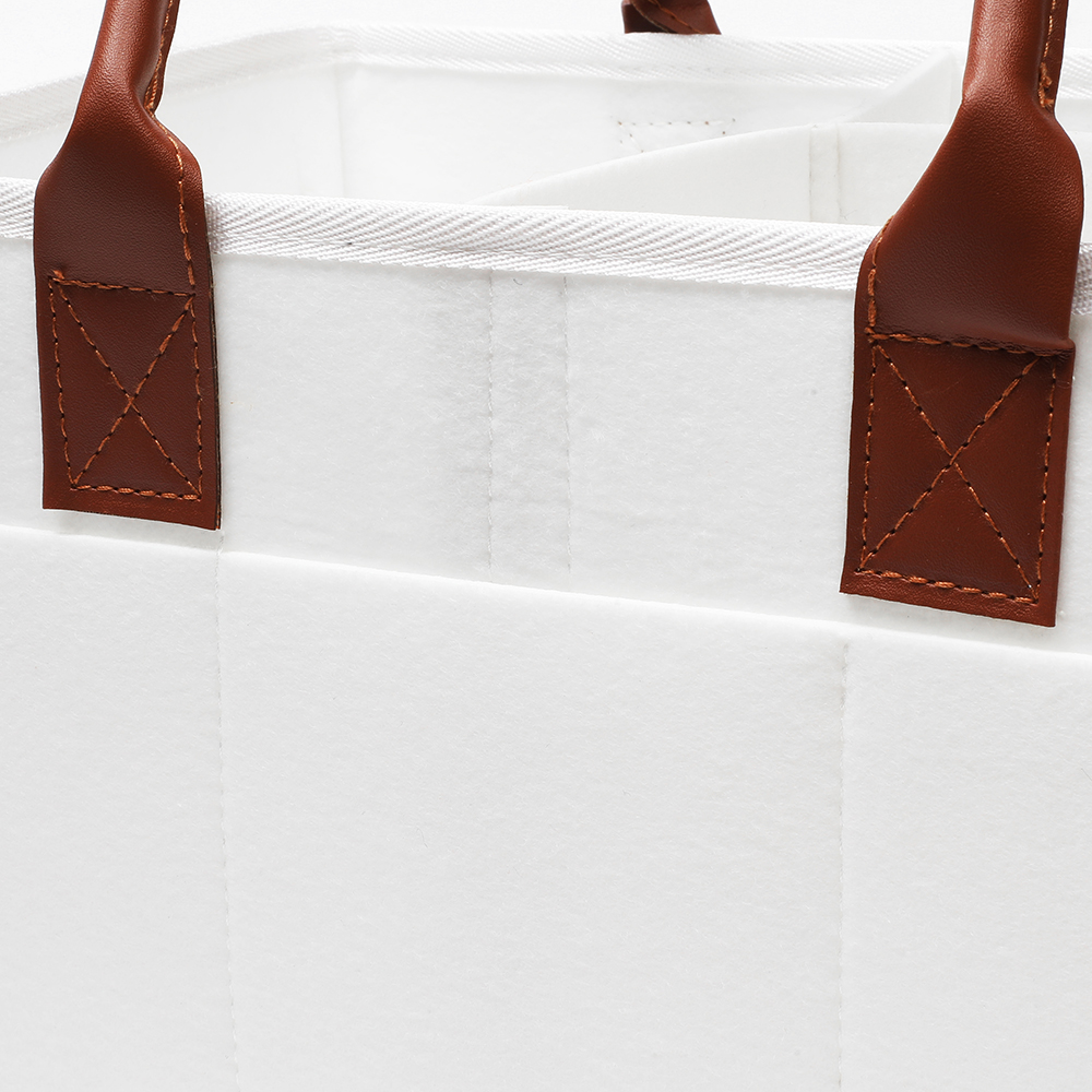 Little Story - Diaper Caddy And Travel Pouch Medium - White