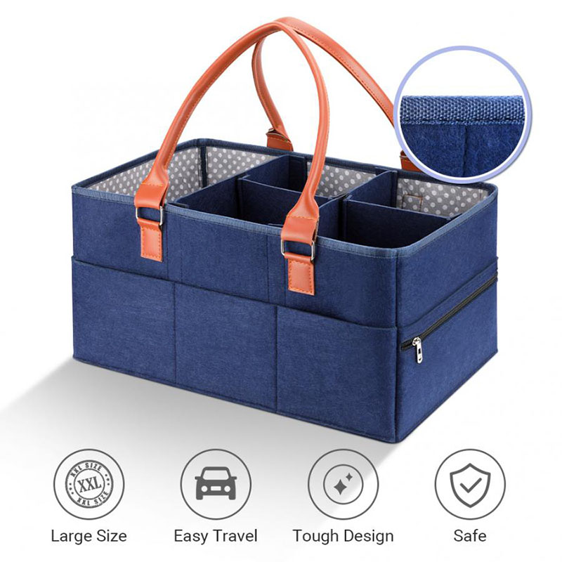 Little Story - Premium Diaper Caddy - Blue