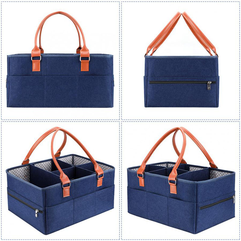 Little Story - Premium Diaper Caddy - Blue