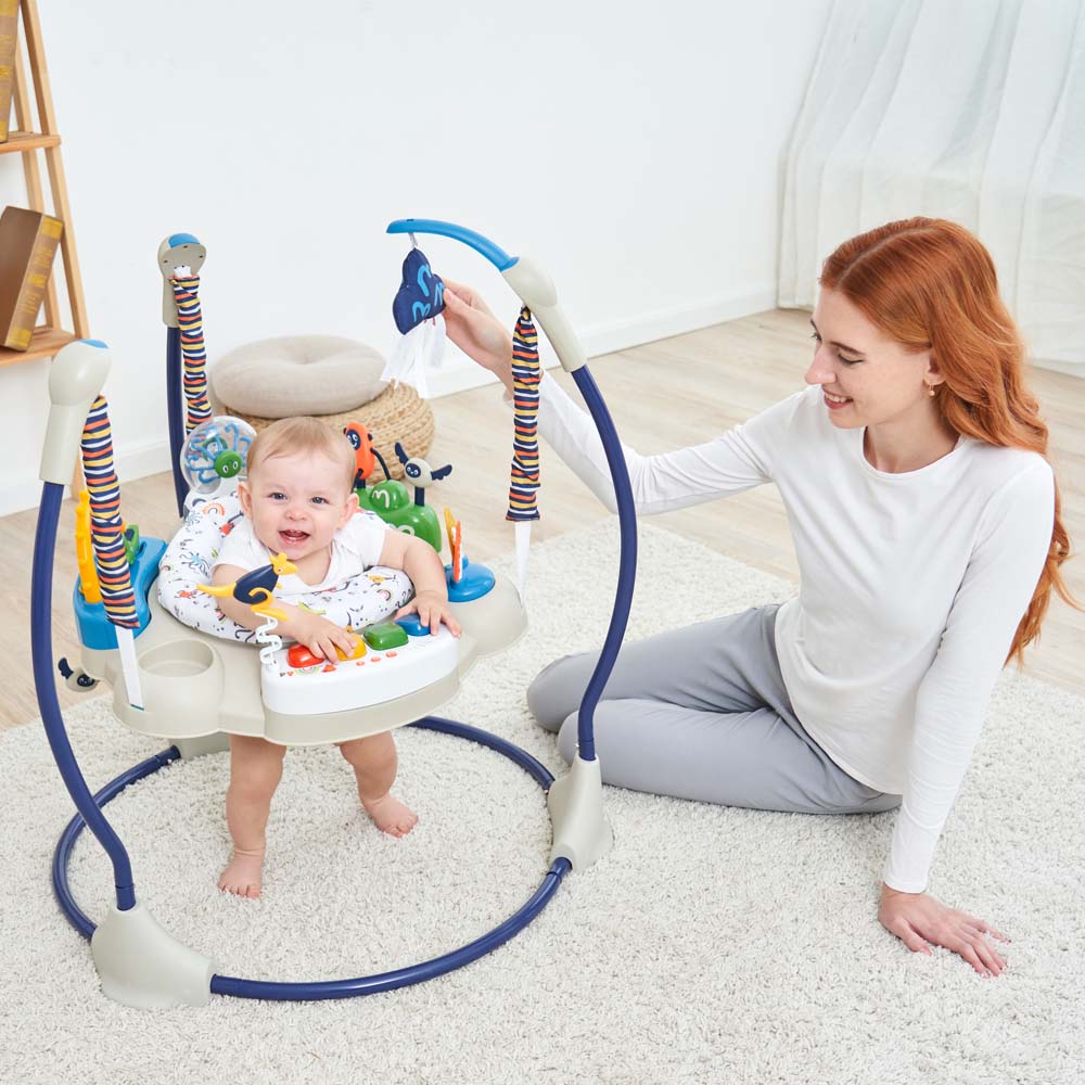 Little Story - Baby Activity Jumper - Blue