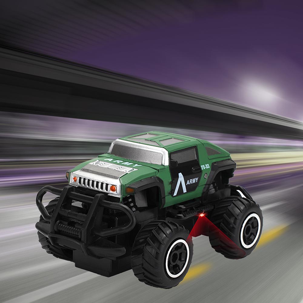 Little Story - 2 Channel Military Car with Remote Control - Green