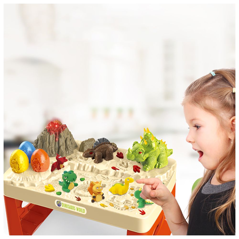 Little Story - Role Play Dinosaur World Toy Set 17pcs
