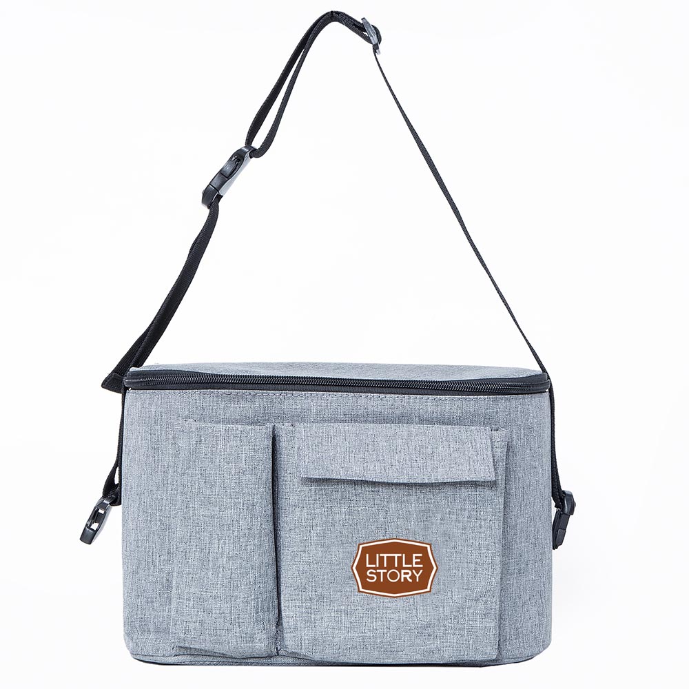 Little Story - Stroller Organizer Travel Bag - Light Grey