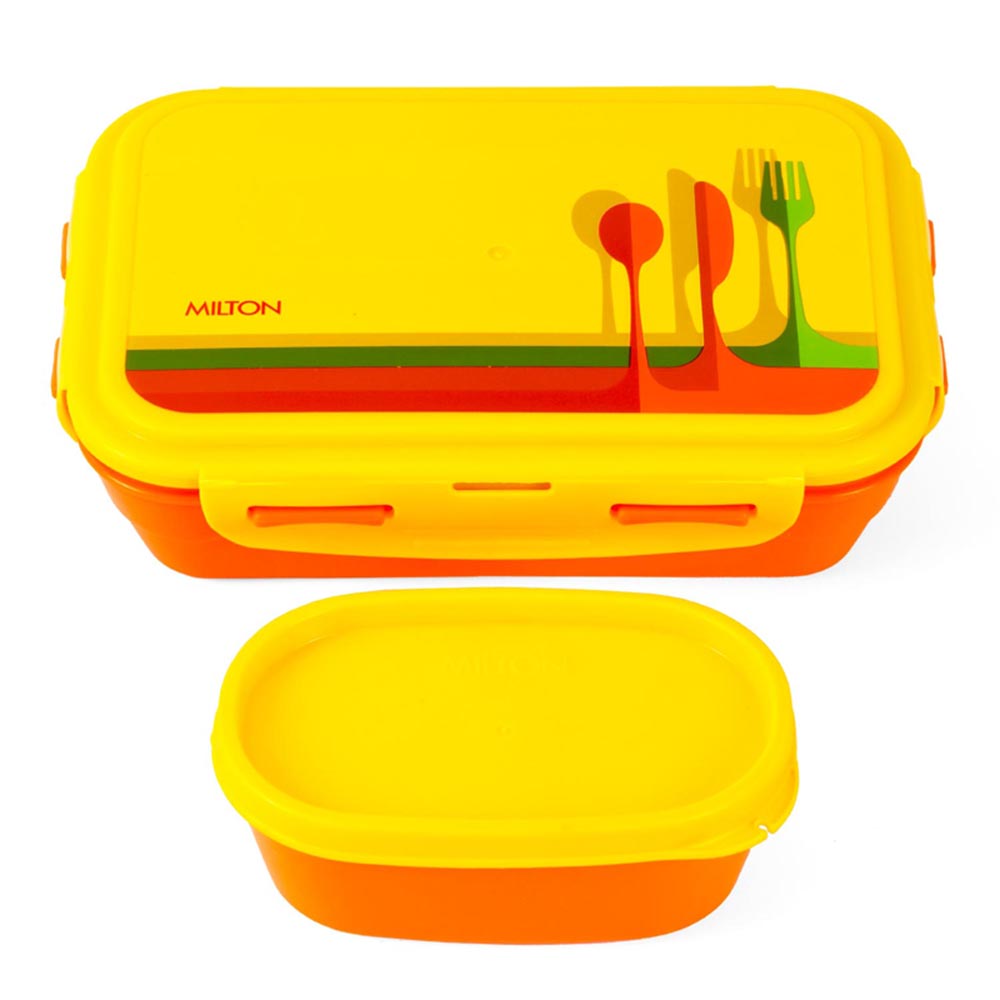 Milton - Fun Treat Lunch Box with Container - 1200ml - Red/Yellow