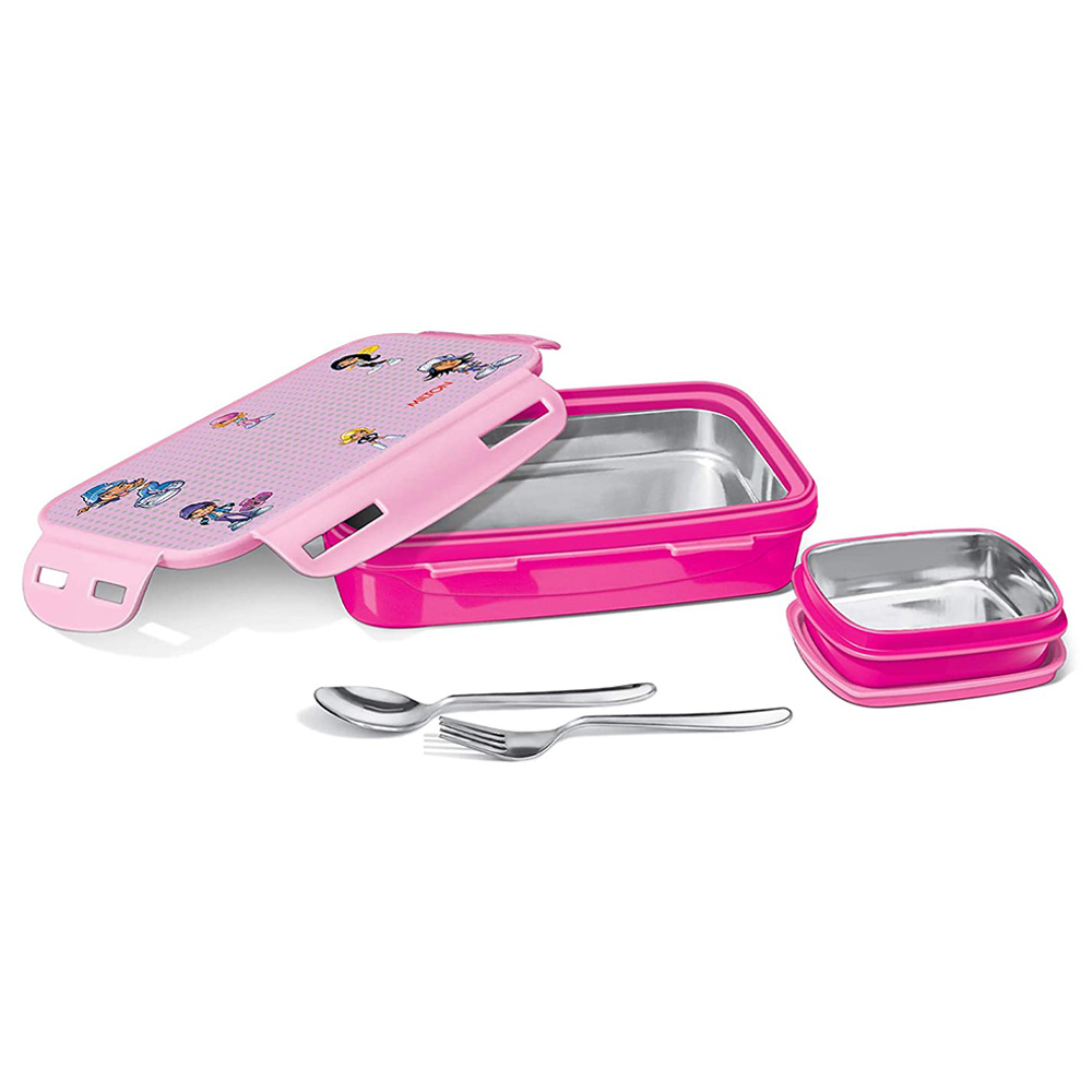 Milton - Mini Inner Steel Lunch Box with Container - 400ml - Beauty Pink