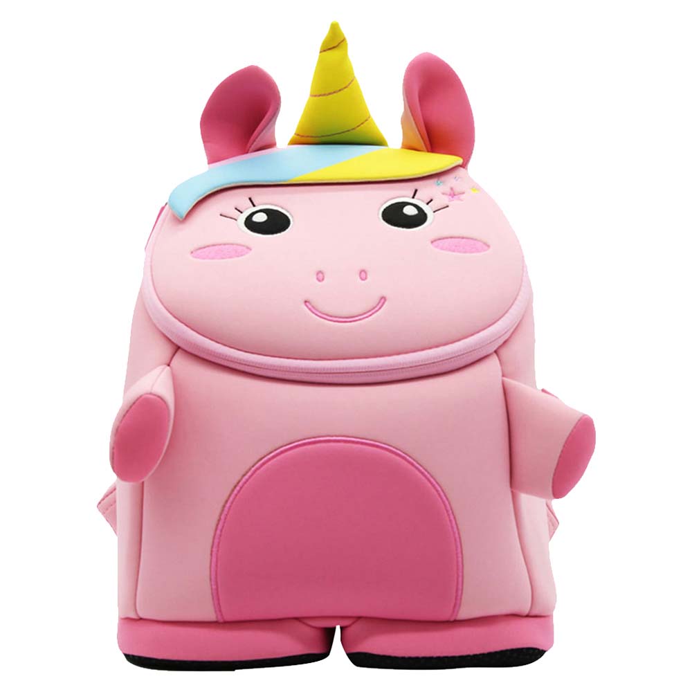 Nohoo - Jungle 3D Unicorn Backpack - Pink - 10-Inch/25.5cm
