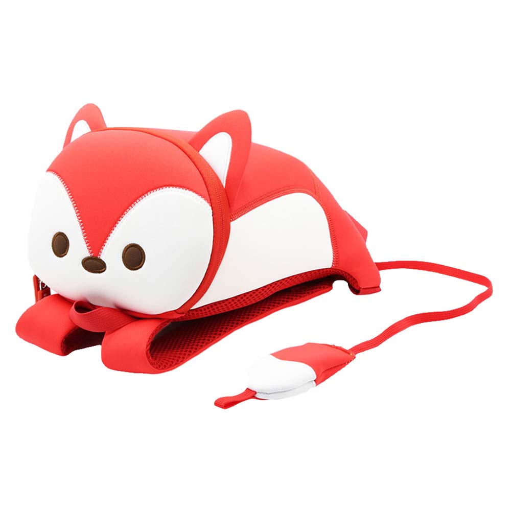 Nohoo - Jungle 3D Anti-Lost Fox Backpack - Red - 8.2-Inch/21cm