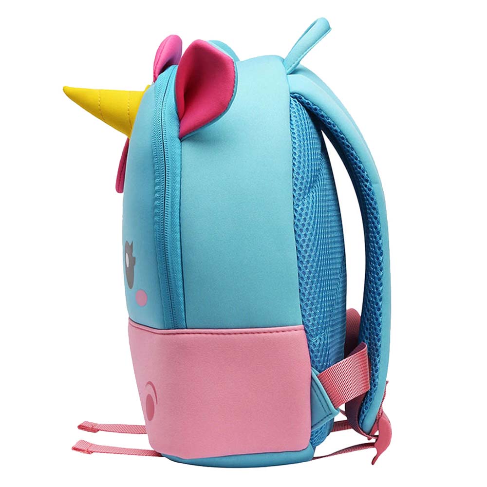 Nohoo - Wow Unicorn Backpack Medium - Blue - 10.8-Inch/27.5cm