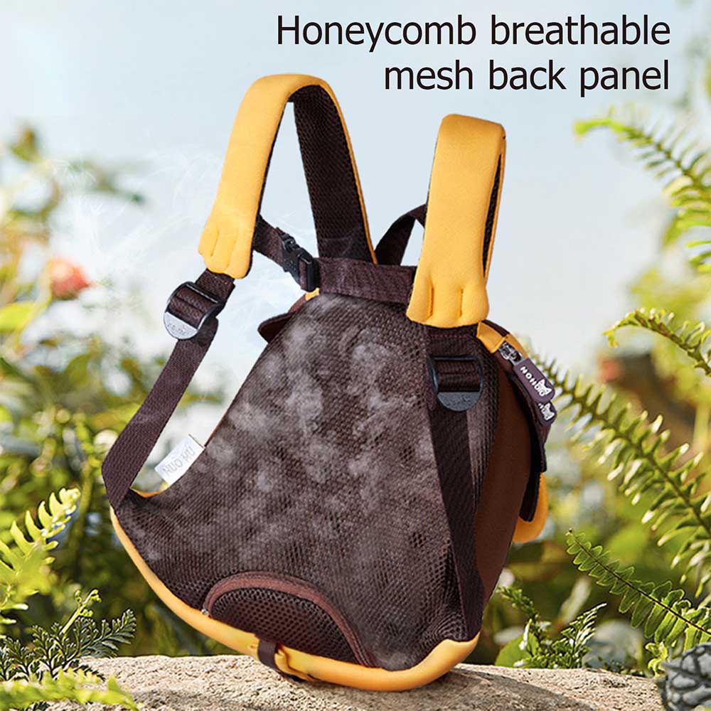 Nohoo - Pre School 3D Bag - Large - Lion Yellow