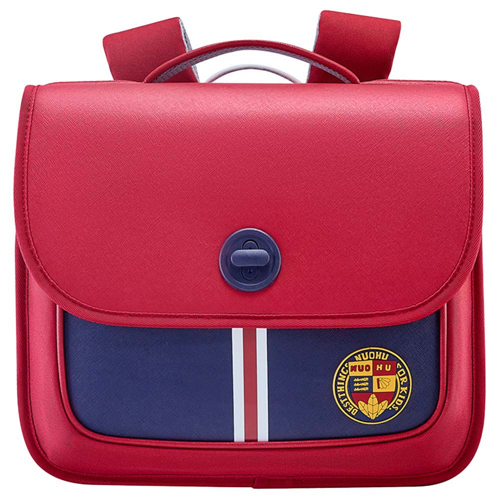 Nohoo - Preppy Spine Protection School Backpack - Red - 11-Inch/28cm