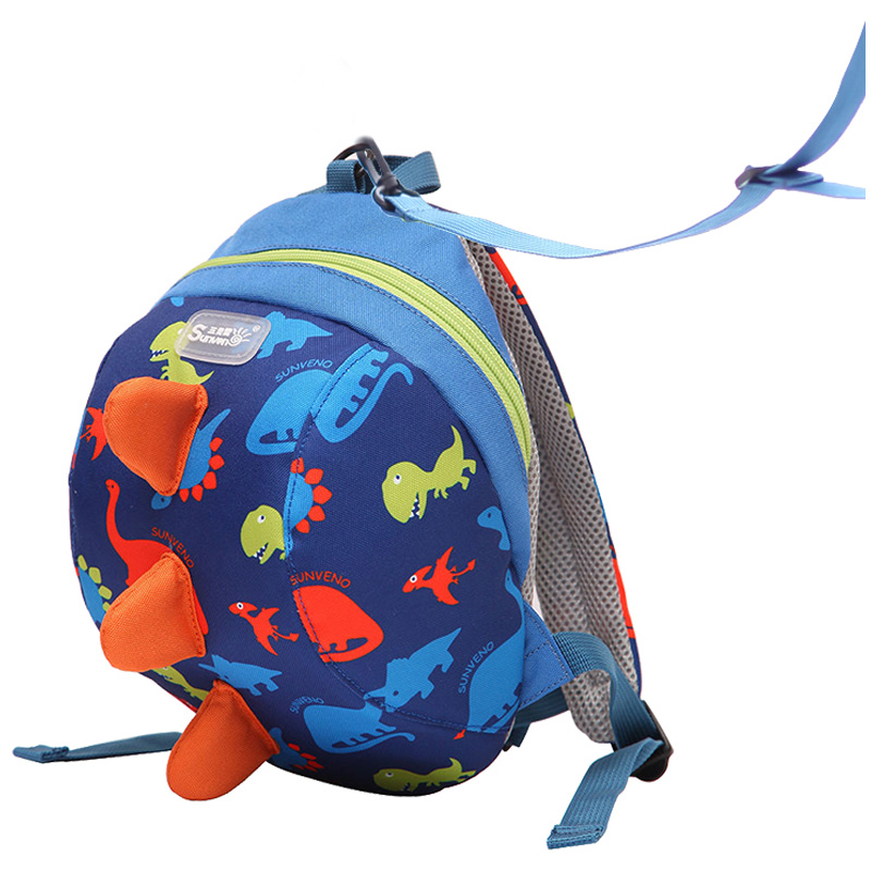 Sunveno - Kids Backpack - Dinosaur Blue - 7.8-Inch/20cm