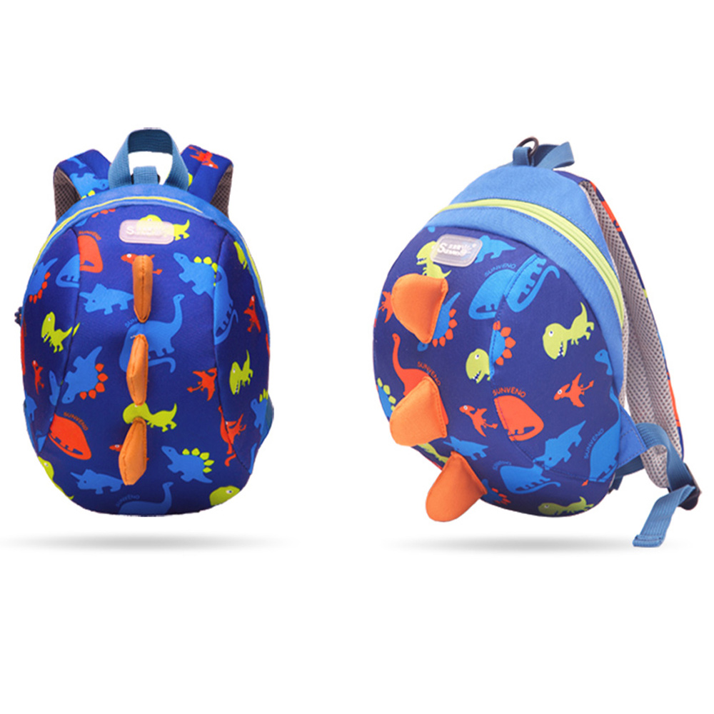 Sunveno - Kids Backpack - Dinosaur Blue - 7.8-Inch/20cm