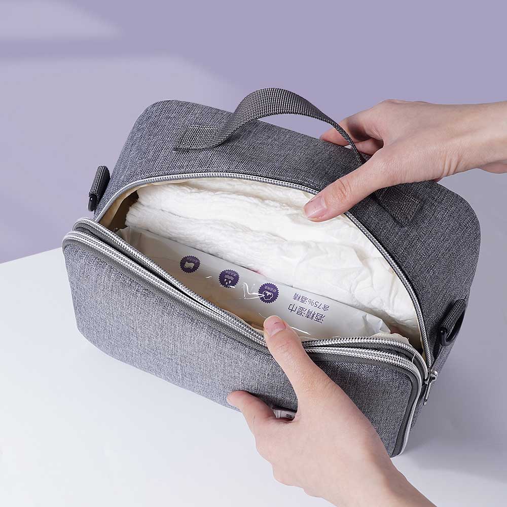 Sunveno - Diaper Changing Clutch with Mat - Grey