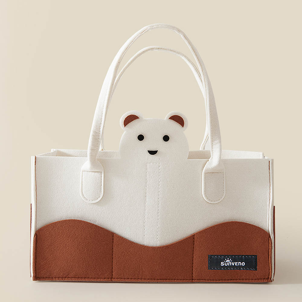 Sunveno - Diaper Caddy Organizer - Ivory