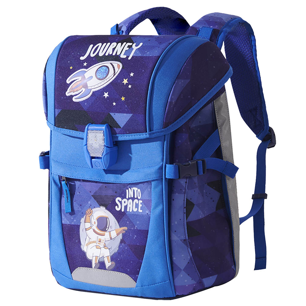 Sunveno - Space Ergonomic School Bag - Blue - 15-Inch/38.5cm