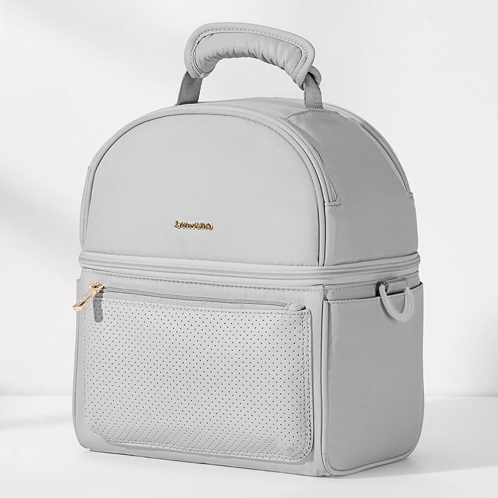 Sunveno - Insulated Lunch Bag wt Thermo Box - Grey