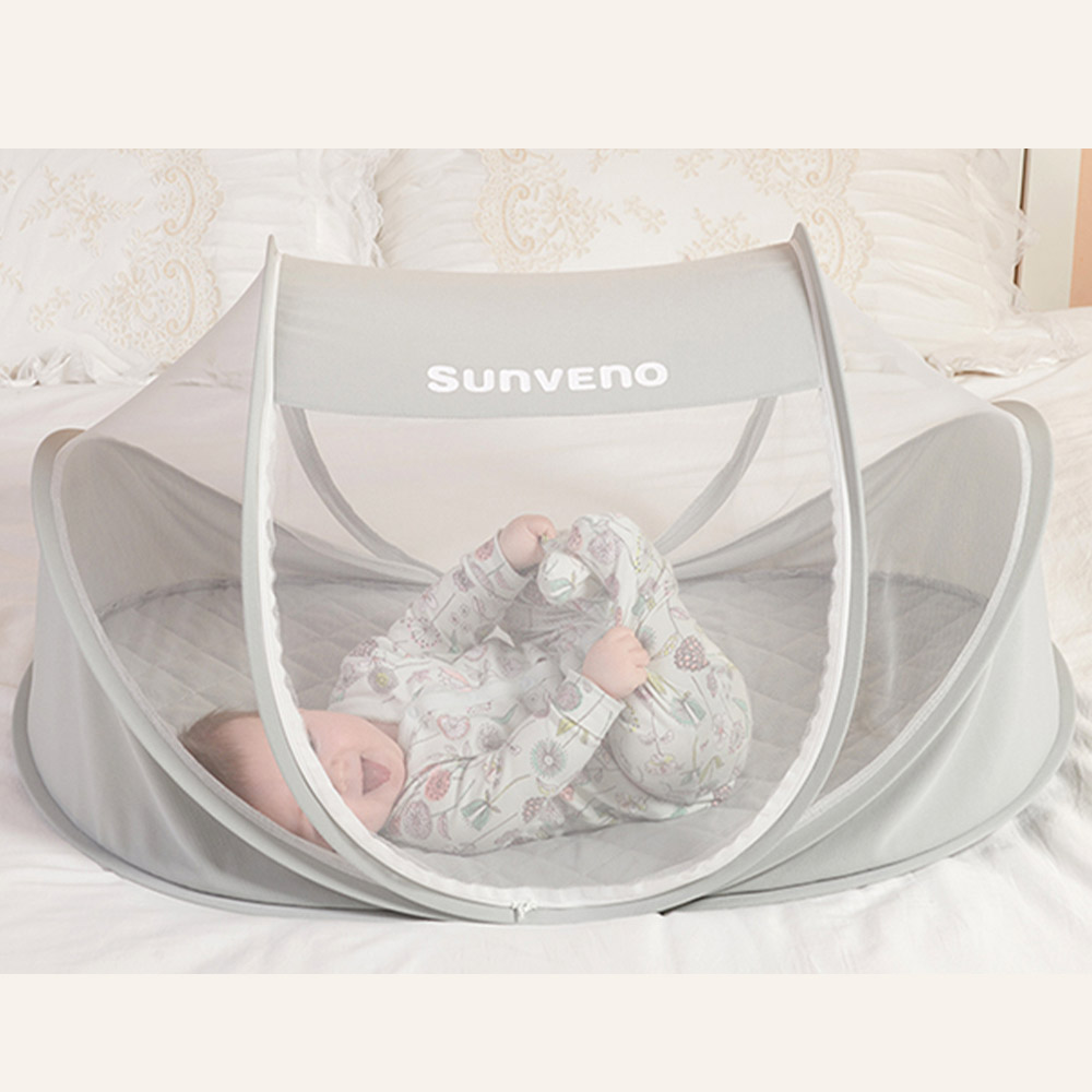 Sunveno - Portable Baby Bed With Mosquito Net