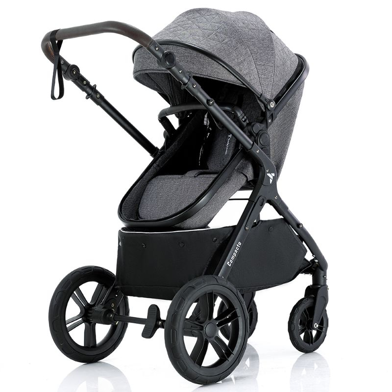 Teknum - 3-in-1 Compacto Travel Stroller - Dark Grey
