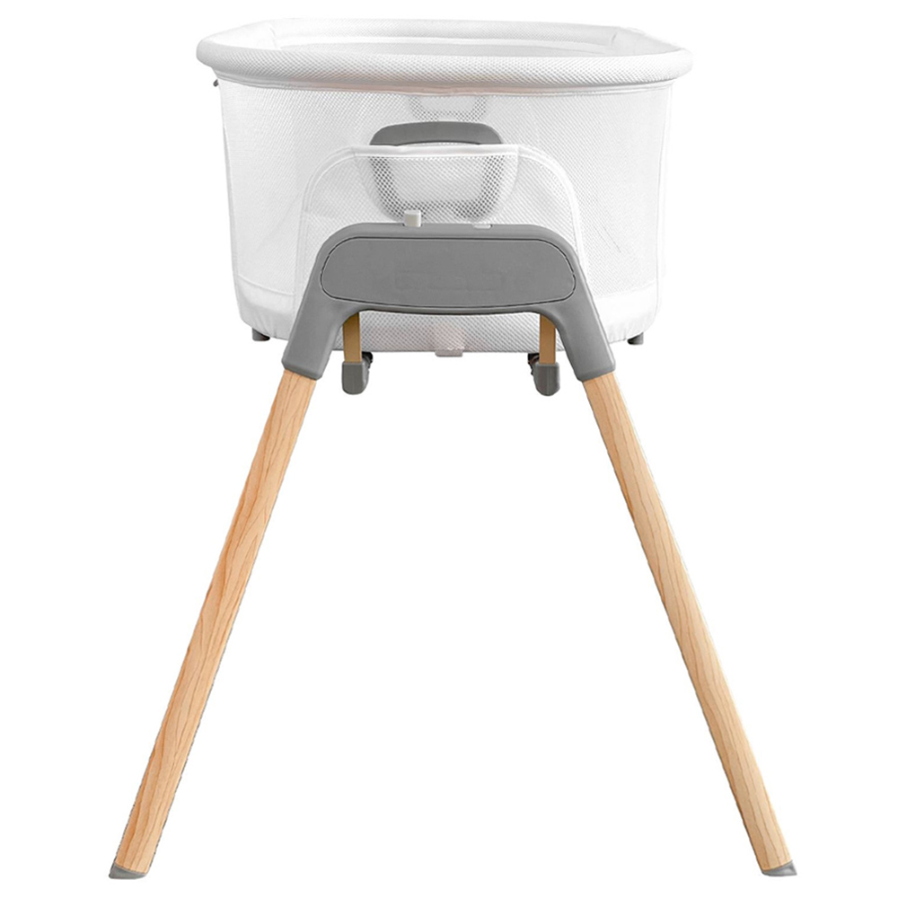 Teknum 3-in-1 Baby Cradle Bassinet with Mosquito Net - White