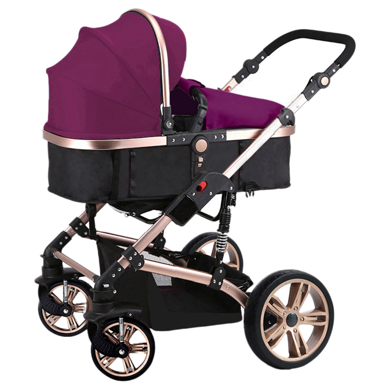Teknum 3-in-1 Pram Stroller - Story - Wine