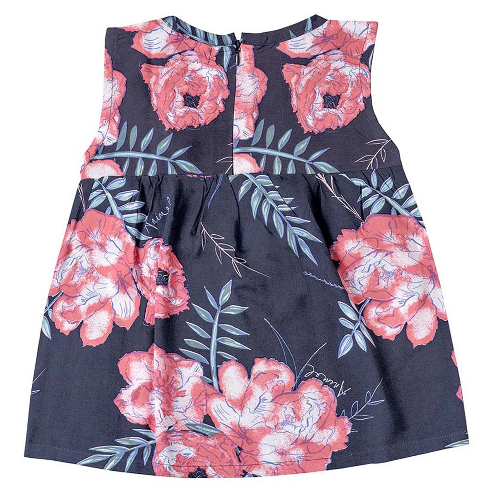 Kid Studio - Floral Tank Top - Navy