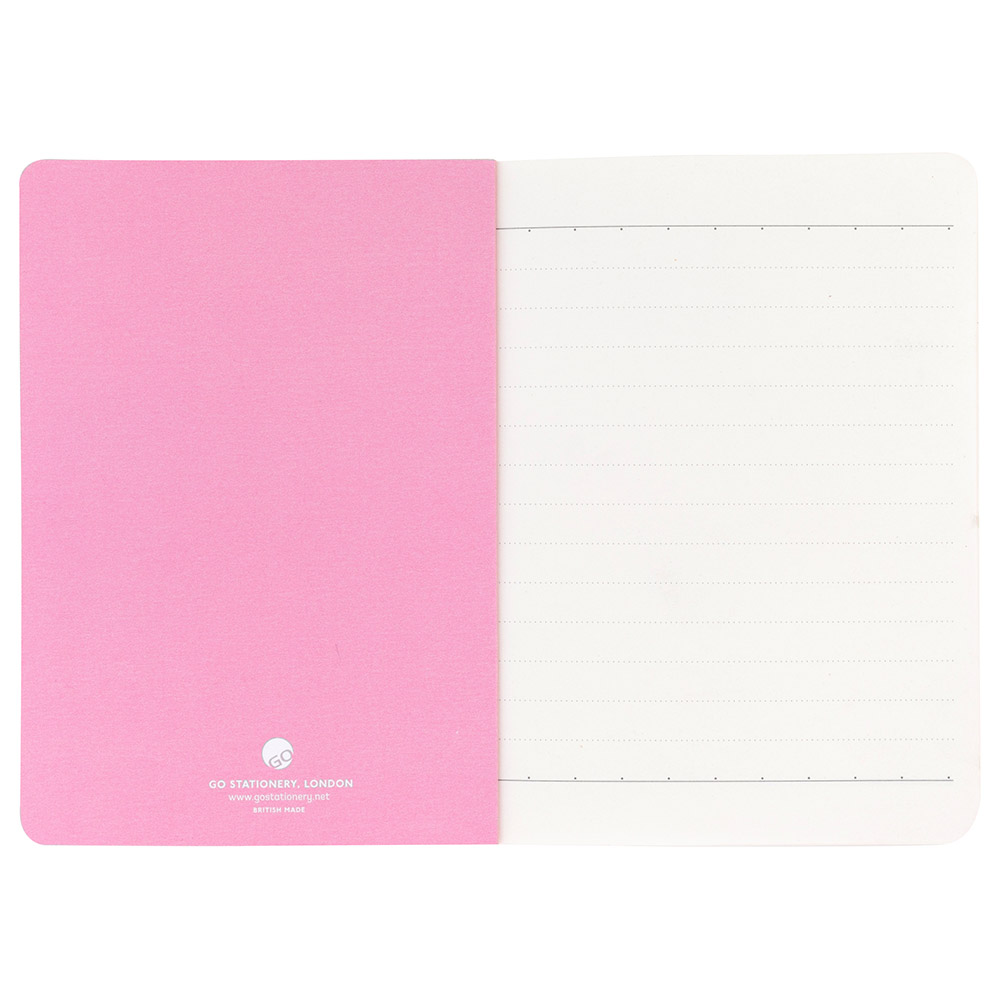 Go Stationery - A6 Extra Thick Notebook - Flamingo