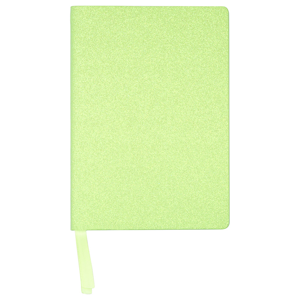 Go Stationery - A5 Notebook - Green Glitter