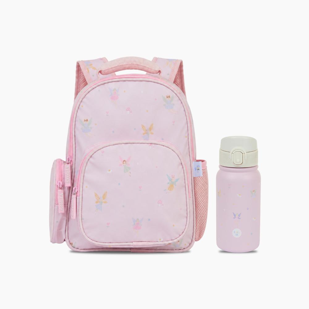 Little IA - Backpack With Stainless Steel Insulated Water Bottle - Fairyland - Mini