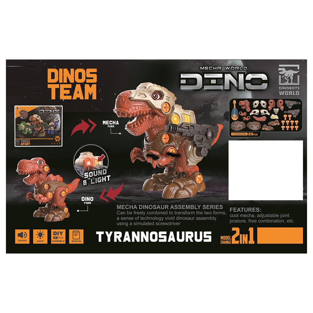 Little Learners - Dinosaur Model Building Blocks