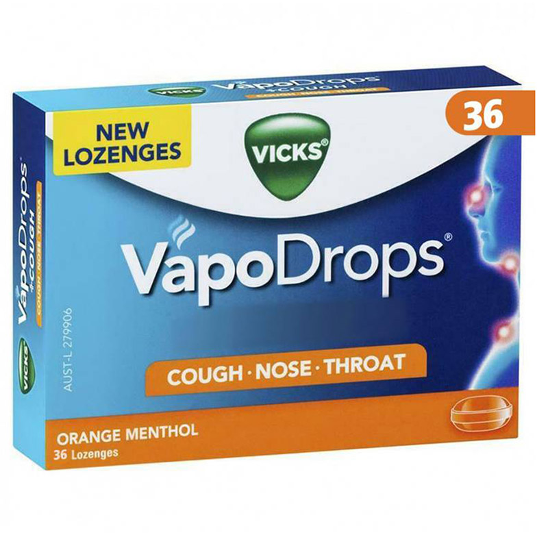 Vicks - Vapodrops - Orange - 36 Lz