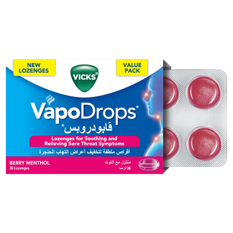 Vicks - Vapodrops - Berry - 36 Lz