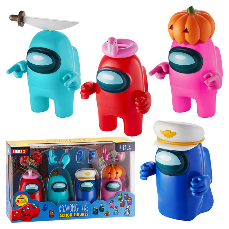 Among Us - Action Figures - Assorted 4 pc