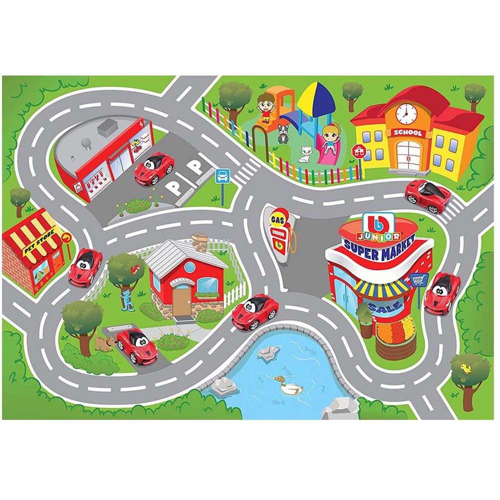 Maisto - Junior City Playmat with 1pc Laferrari