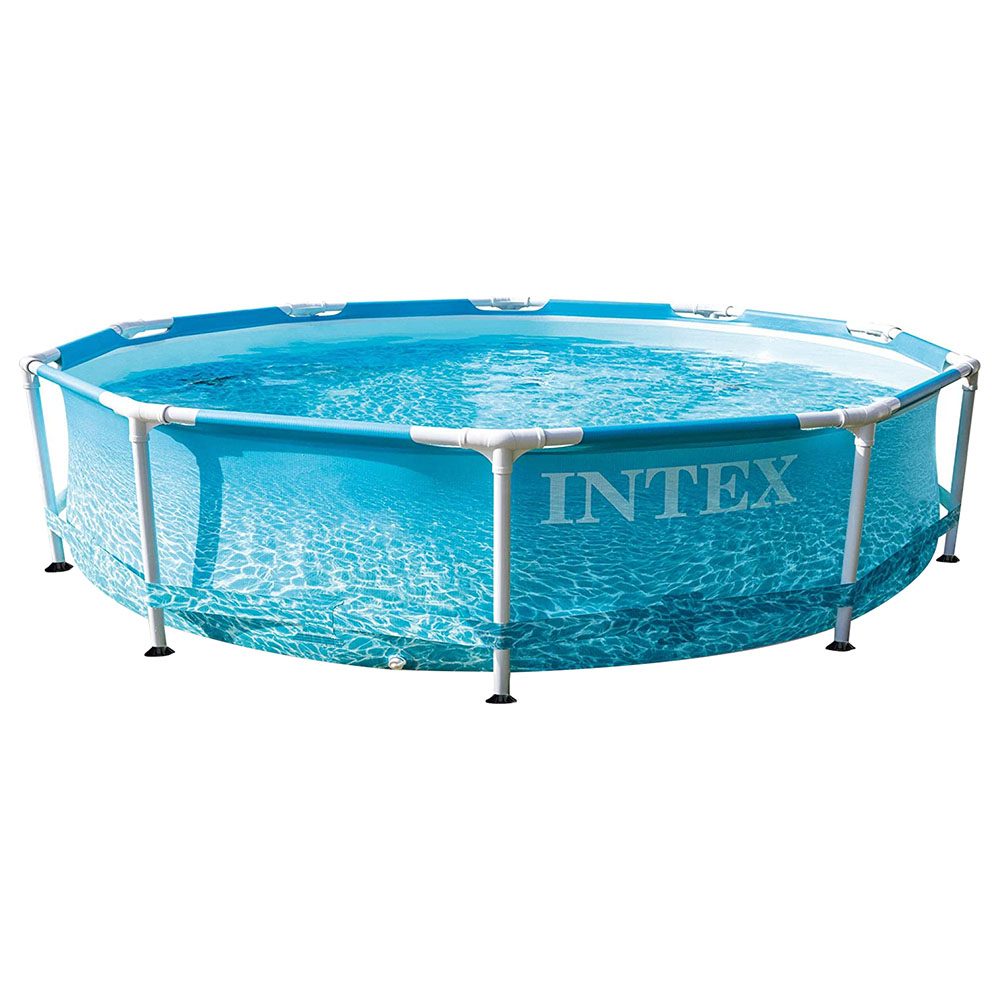 Intex - Beachside Metal Frame Pool - 3.05m x 76cm - Blue
