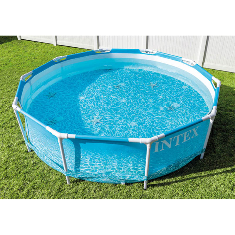 Intex - Beachside Metal Frame Pool - 3.05m x 76cm - Blue