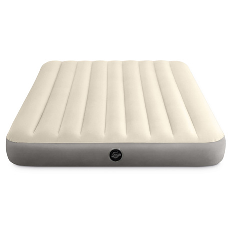 Intex - Queen Dura-Beam Series Single High Airbed - White