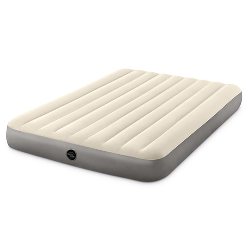 Intex - Queen Dura-Beam Series Single High Airbed - White
