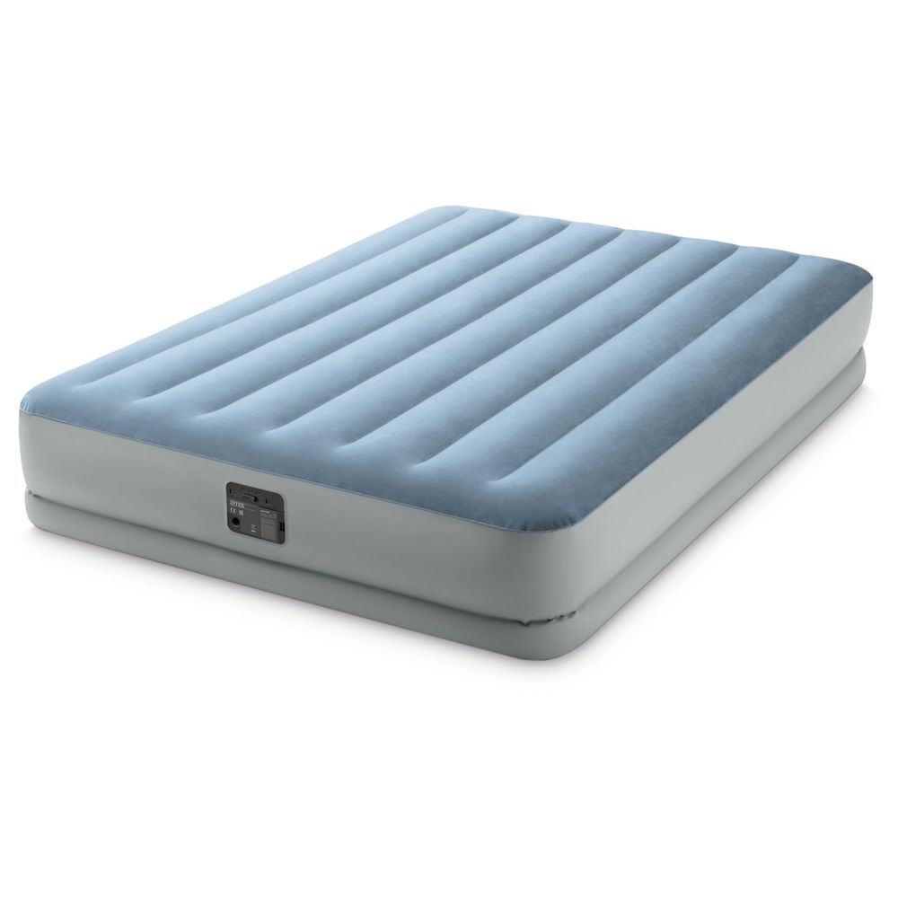 Intex - Queen Mid-Rise Comfort Airbed with Fiber-Tech Bip