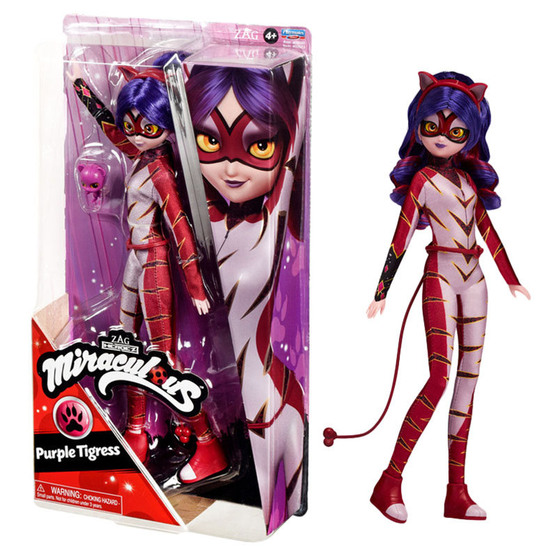 Miraculous - Purple Tigress Fashion Doll - 10.5-Inch