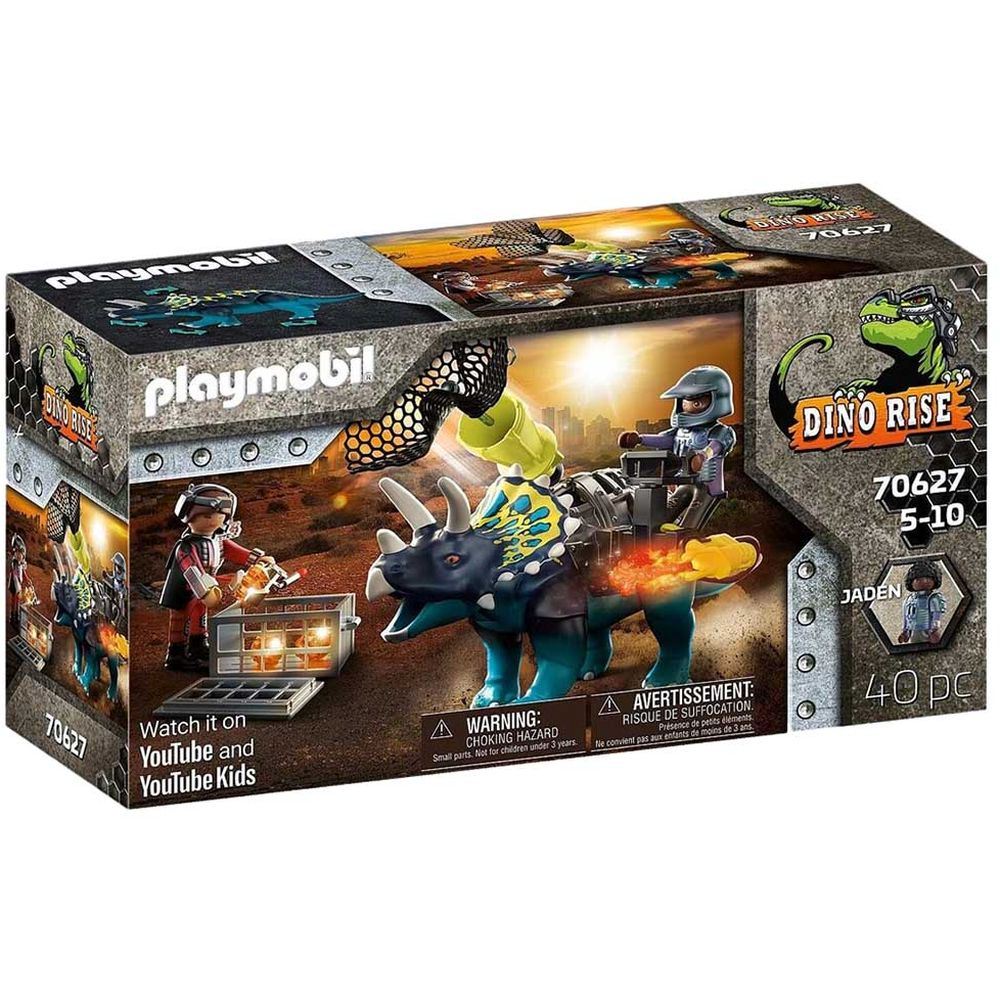 Playmobil - Triceratops Battle For The Legendary Stones Set