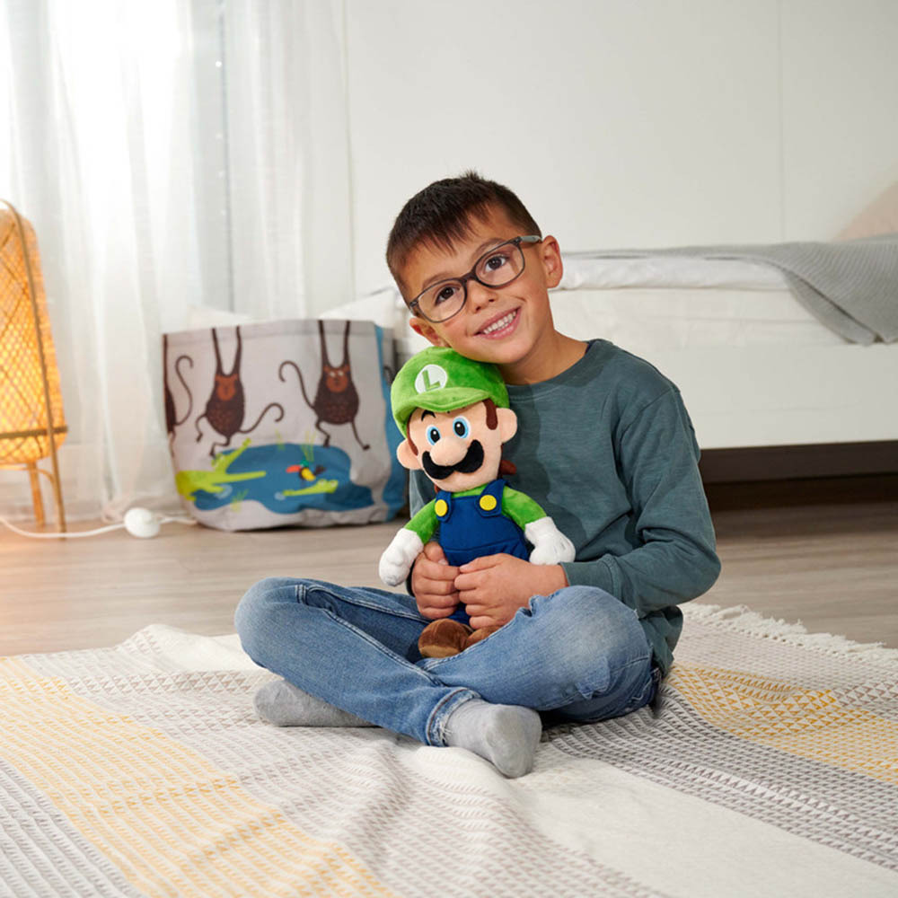 Nintendo - Super Mario Cuddly Plush Figure - Luigi - 30cm