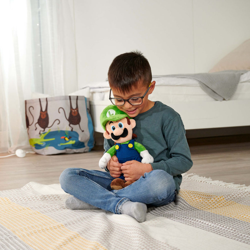 Nintendo - Super Mario Cuddly Plush Figure - Luigi - 30cm