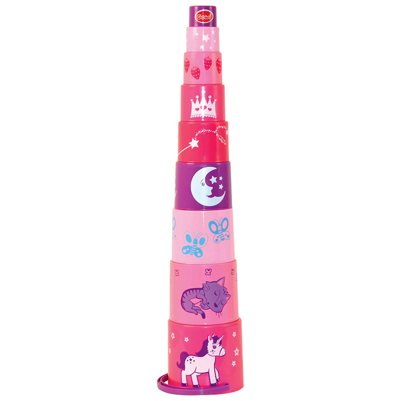 GOWI - Pyramid Pink Princess 9pc-Set 50cm